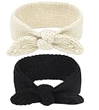 Turban Bandeau bébé fille - Chaud lapin noeud bandeau de cheveux tricoté...