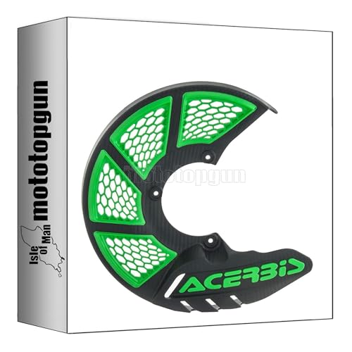 Couvercle de disque x-brake 2.0 Acerbis noir vert pour Husqvarna TX 300 2020-2024