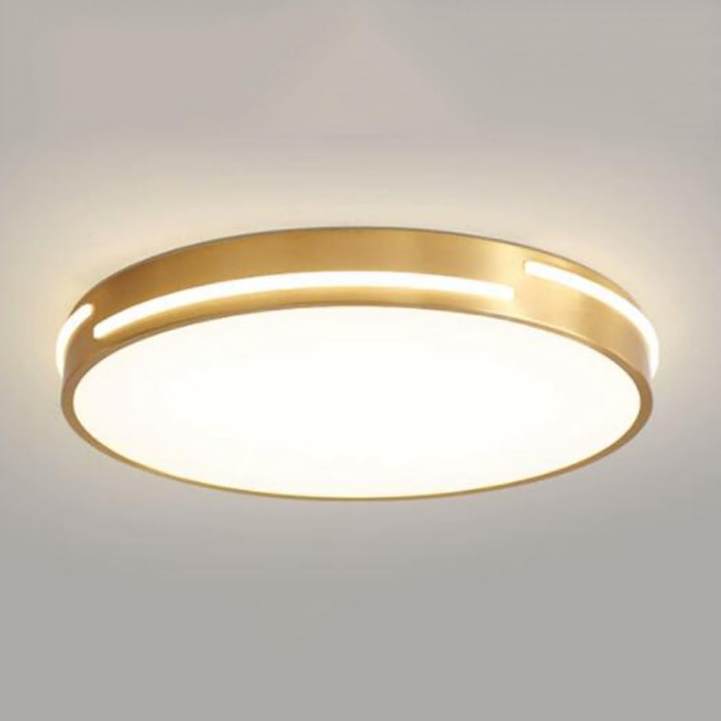 Trójchromatyczna Lampa Sufitowa Z Funkcją Ściemniania Półwpuszczane Oświetlenie Sufitowe LED Oprawa Oświetleniowa Do Dekoracji Wnętrz, Do Montażu Natynkowego z Kloszem Akrylowym Do Salonu KNBVFHG