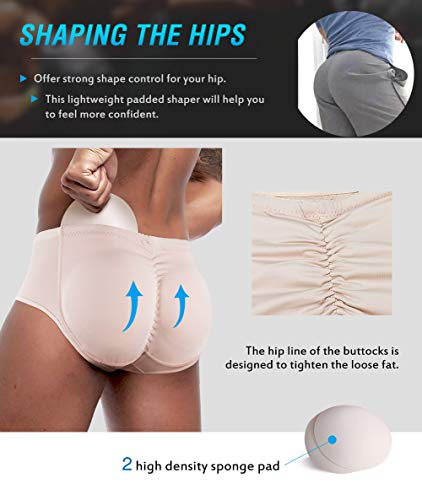 Men Butt Lifter Shapewear Butt Shaper Boxer Padded Enhancing Underwear Tummy Control3