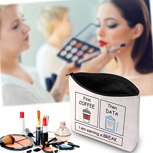 Trousse de maquillage BCBA thérapeute fermeture éclair coton sac - 6