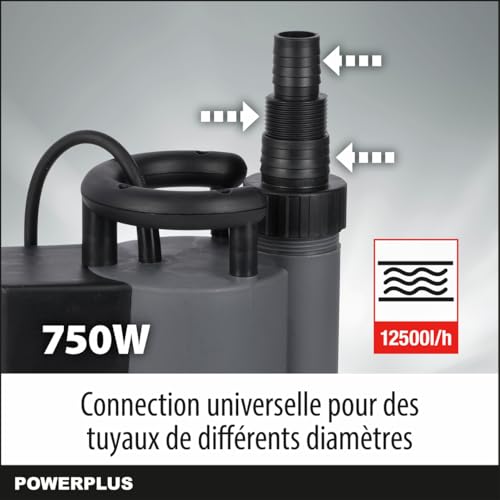 Pompe submersible Powerplus pour vider votre piscine ou puits