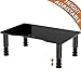 Produktbild Computer-Monitor Ständer Riser mit Höhe Verstellbar Multi Media Desktop-Ständer für Computer, Laptops & TVS, Schwarz HD01B-002P