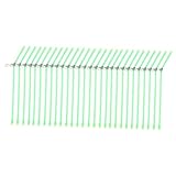 GOOHOCHY 40 pièces Connecteur de Ligne de Vert Métallique Séparateur Incurvé Anti-emmÃ...