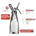 Professional Aluminum Whipped Cream Dispenser - 500 mL/1 Pint,Leak-Free Whipped Cream Maker Canister with 5 Decorating Nozzles & Cleaning Brush - for Desserts, Coffee Foam & Cold Foam (Black, 500ml)