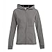 Produktbild Promodoro - Women's Hooded Fleece Jacket L,Light Grey/Black