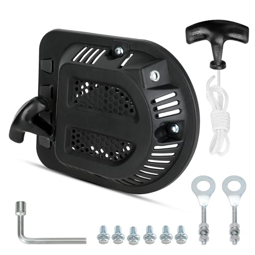 Image of Pull Start Recoil Starter Assembly Replacement for 196cc 200cc Massimo Moto MB200 Baja Warrior Mini Bike, Baja Heat, Mini Baja 6.5HP 4-Stroke Minibike Motorsports Parts with Pull Handle & Cord