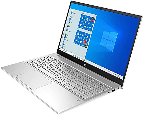 Image of HP 2021 Pavilion 15.6inchFHD IPS Touchscreen Premium Laptop, AMD 8-Core Ryzen 7 4700U (Beat i7-8550U), 16GB RAM, 512GB PCIe SSD, Backlit Keyboard, Windows 10 Home + Woov Laptop Sleeve Bundle,Silver
