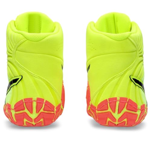 ASICS ASICS Men's Aggressor 5 Wrestling Shoes, 13, Safety Yellow/Black