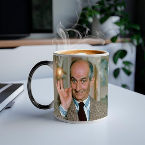 Mug Thermo-réactif Tasse Magique - Louis De Funes Acteur Francais Comedie - 325 ml – vue 7