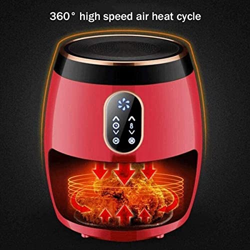 HTYQ 3.5L Vollautomatische Elektrische Luftfrate, Gesunde Ölrauchfreunde Fritteuse Frites Maschine, Digitale… – Bild 3