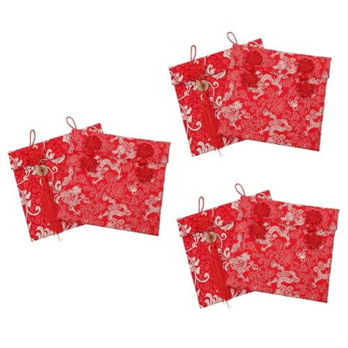 Pochettes Rouges Nouvel An Tofficu pour sublimer vos repas de fête en famille et entre amis