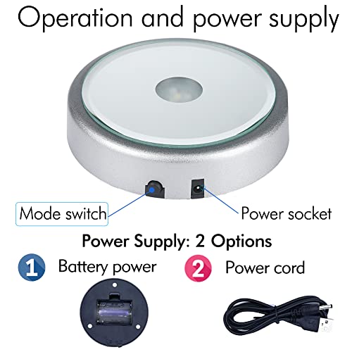 image for IFOLAINA LED Display Multicolor Light Base for 3D Crystal Art - Lighte