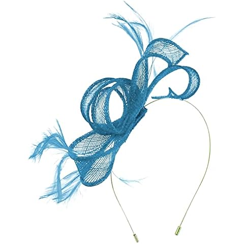 Max and Ellie Winter Teal Fascinator Cover