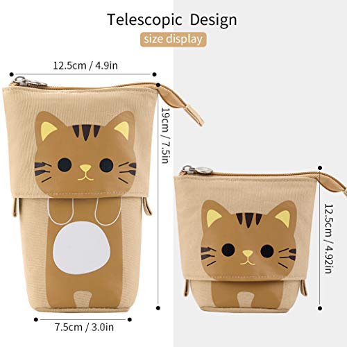 Easthill Big Capacity Pencil Pen Case Pouch Box Organizer Large Storage For Bullet Journal (Coffee) #TOP4