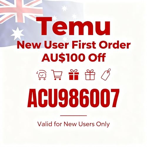 Australia Temu CoupoN CODE AU$100 off (ACU986007)For New and Existing Customers copertina
