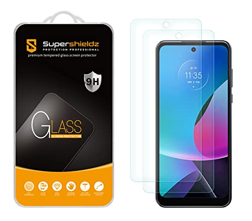 Supershieldz (2 Pack) Designed for Motorola Moto G Power 5G (2023) [Not Fit for 2020-2022 Model] Tempered Glass Screen Protector Anti Scratch Bubble Free