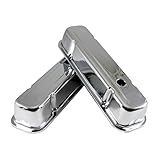 Assault Racing Products A9300 for Pontiac V8 Chrome Tall Style Valve Covers 301 350 400 421 455