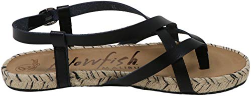 Sandália feminina Blowfish Malibu, Granola, Black Dye, 7.5