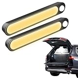 ZYLHDD Car Trunk LED Light for VW Taos (AWD) 2022 2023 2024, with Automatic Sensor, Bright Interior Lighting for Trunk and Car Interior, 2PCS LED Car Lights,normal-B Warm 500mah