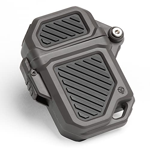 Thyrm PyroVault 2.0 Lighter Armor Compatible with Zippo Inserts, for Protection, Less Evaporation, and Retention, Made in The USA (Urban (Dark Urban Grey + Black))