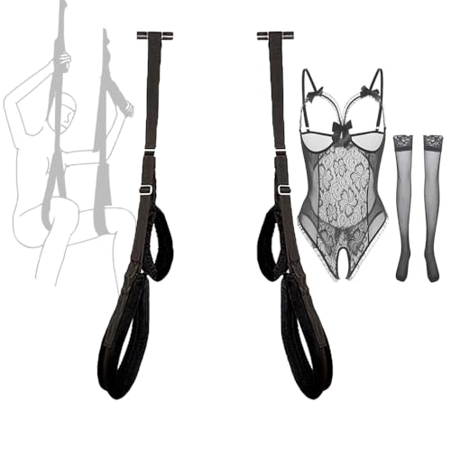 Justerbar gunga bakom dörren, robust och hållbar, med erotisk uppsättning.