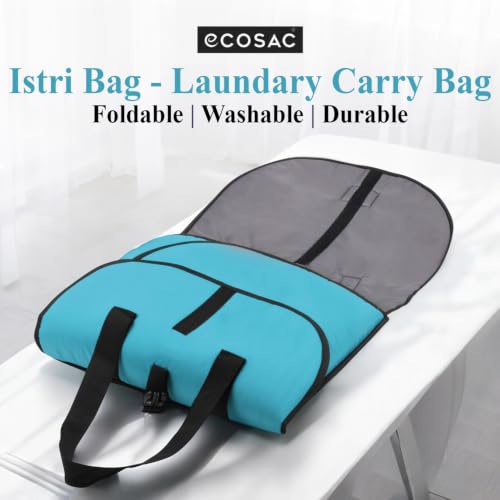 Image of Istri Bag | Ironed Clothes Organizer | Travel-Friendly, Water-Repellent & Washable | Foldable Storage Bag for Wardrobe & Luggage | Ideal for Office, Travel & Home Use (2, Blue)