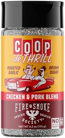 Fire & Smoke Society Coop de Thrill Chicken Seasoning | BBQ Rub | M 6.2 oz