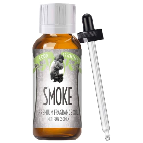 Image of Good Essential Professional Smoke Fragrance Oil (1 oz /30ml) for Diffuser, Candles, Soaps, Lotions, Perfume - Smoke Scent Fragrance Oil