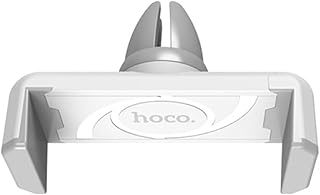 هوكو CPH01 - حامل سيارة عالمي (منفذ الهواء)، مناسب للموبايلات أقل من 5.5 بوصة، متوافق مع ايفون وسامسونج وشاومي واوبو وهواوي - أبيض