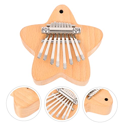 Vaguelly 4 Pçs 8 Tons Piano De Polegar Pequeno Piano De Polegar Pianos Em Miniatura Kalimba Piano De