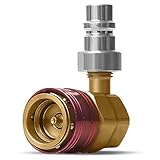 ClimaSet Gas de repuesto R134a para Aire Acondicionado de Coche con manguera y adaptador – para un rendimiento óptimo – respetuoso con la naturaleza – no tóxico – resistente a la corrosión – 170 g