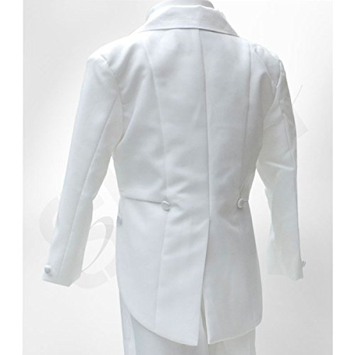 Image of Beau Kid Baby and Boys 5 Piece Christening Communion Tuxedo Tail Suits