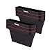 Produktbild HOOMEE | Multifunktionale Aufbewahrungsbox Für Auto | Premium PU Leder Autositz Seitentaschen Organizer Mit Abnehmbarem Münzsammler | Utensilientasche Für Zusätzliche Lagerung z.B. Handy | 2 Boxen