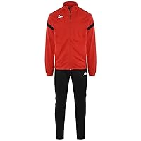 Kappa Dalcito Tuta da ginnastica, Rosso / Nero