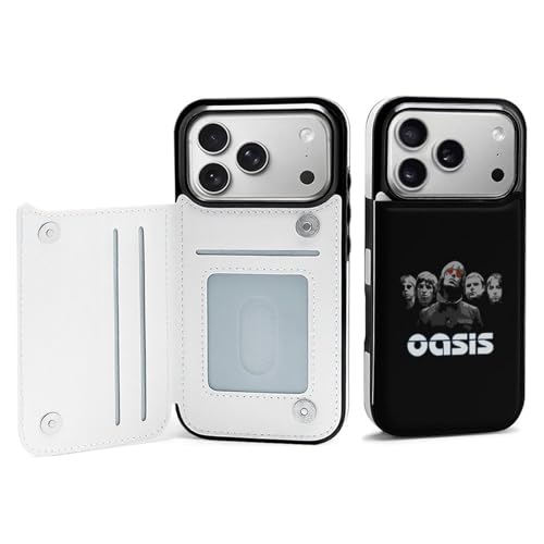 手帳型 オアシス OASIS バンド (5) 対応 iPhone 17 Pro ケース カード収納 スマホケース 財布型 携帯ケース 軽量 全面保護 スタンド機能 誕生日 プレゼント