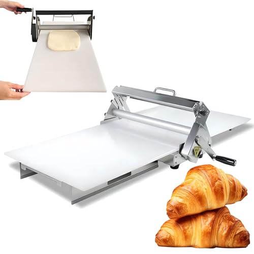 Machine à laminer la pâte en acier inoxydable robuste avec rouleau pliable réglable S