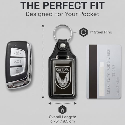 Image of Brotherhood Car Key Chain for Trans Am Firebird - Classic Models Keychain for Men and Women Gift Key Ring