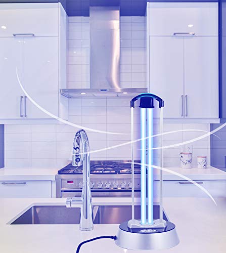 LEICKE Lampada UV germicida | lampada UV di disinfezione | Sterilizzatore UV | Lampada Germicida Con Generatore Ozono Sensore Radar | Uccide 99.9% di Batteri Virus Muffa (Premium 40W) - Image 5