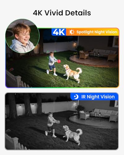 REOLINK Solar Security Cameras Wireless Outdoor Bundle , Includes Argus PT & Argus PT Ultra-Black with Pan/Tilt, Auto- - Additional View