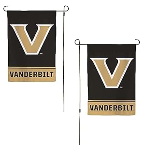 Vanderbilt University Garden Flag Commodores VU Banner 100% Polyester (Design A)