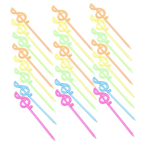 BRIGHTFUFU 100pcs Fruit Picks Creative Fruit Fruit Picks Supplies Party Fruit Decor