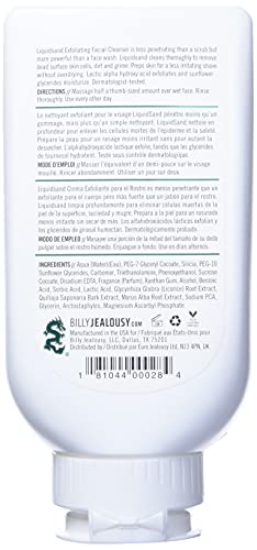 Billy Jealousy Liquidsand Exfoliating Face Cleanser For All Skin Types, Mens Face Wash For Daily Exfoliation Of Dead Skin Cells & Grime, Cleans, Softens & Nourishes Skin, 33.8 Fl Oz #TOP1