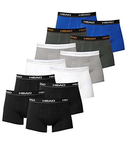 Preisvergleich Produktbild Head Herren-Boxershort Basic, 12er-Pack, Mehrfarbig M