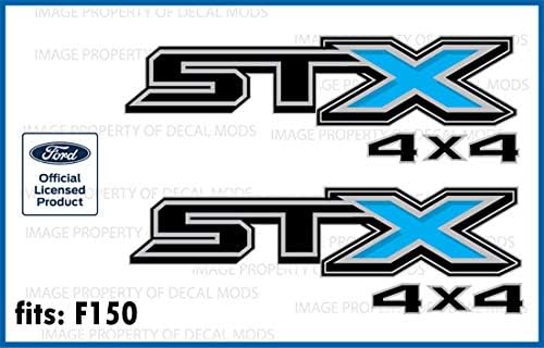 Decal Mods STX - Calcomanías adhesivas para Ford F150 (2015-2020) (2015-2020) con licencia oficial (azul claro) - FLTBLU