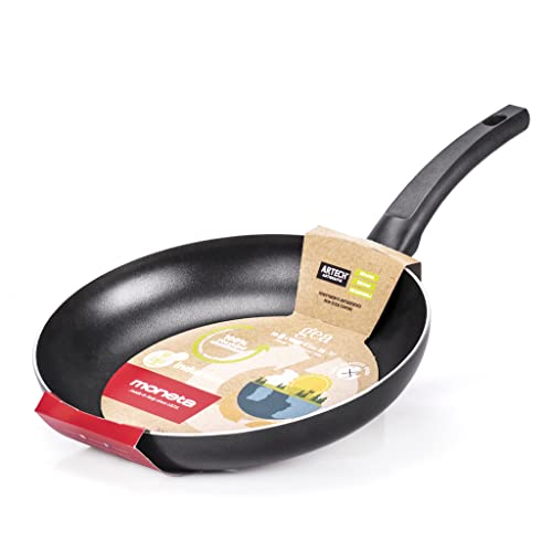 Moneta Gea Sartén, 28 cm, aluminio 100% reciclado, para cada placa de cocina, incluida la...