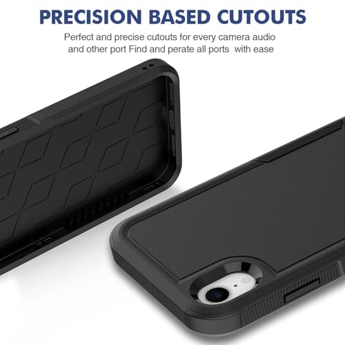 Mdcn JX_SFQH_IPHONE_XR For Iphone Xr Case: Dual Layer Protective Heavy Duty Cell Phone Case Shockproof Rugged Bumper Tough thumb #5