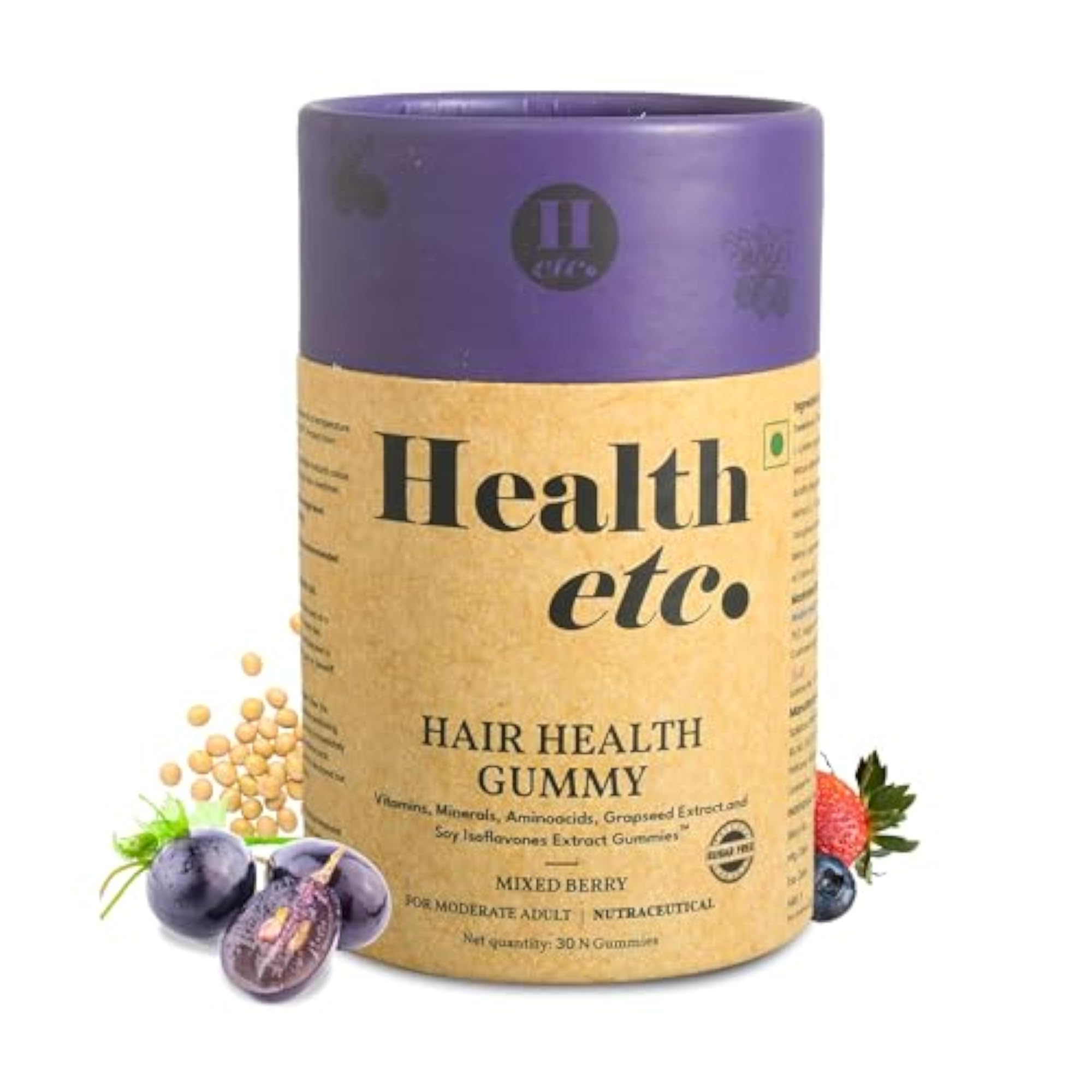 Biotin Gummies for Hair Growth & Hair Fall Control