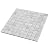 Lovdeco Carrara White Marble Stone 1 Inch Square Italian Bianco Carrera Marble Mosaic Tile for Kitchen Wall Bathroom Shower Floor (5 Sheet, Honed)