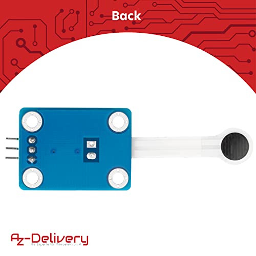 AZDelivery 3 x Film Kraftempfindlich Widerstand | Flexibler Dünnfilm Drucksensor 3,3 / 5V Analog | Druckerkennung | Präziser Widerstand | Kraftsensor – Bild 5